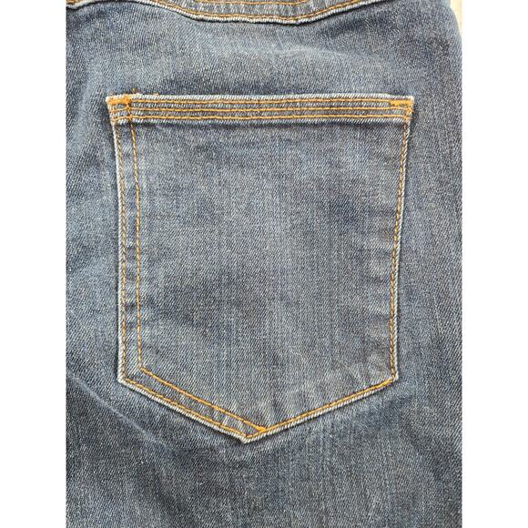 Zara Man Black Tag Straight Leg Denim Jeans Size 30 Blue Dark Wash Stretch Slim - Picture 5 of 16